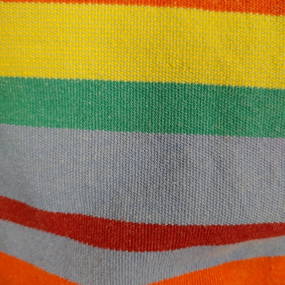 Les Toiles Du Soleil French Fabric Multicolored Stripped Apron Unisex - Picture 5 of 13